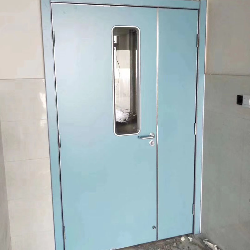 Hospital dedicated doors, patient rooms, doors with strong sealing, sturdy and durable wooden doors, steel airtight doors, can be customized by Hausen