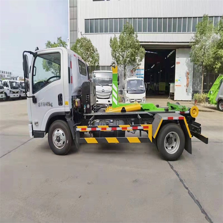 Dolika garbage truck carriage detachable hook arm truck can load construction waste and can be mortgaged