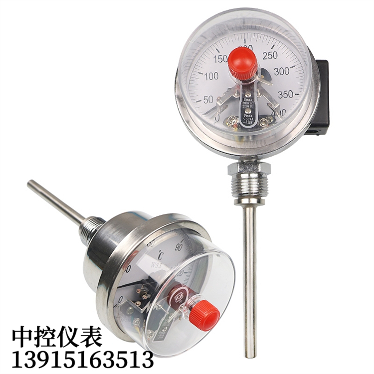 ZK-WSSX-401 bimetallic thermometer with accurate dial display and central control instrument