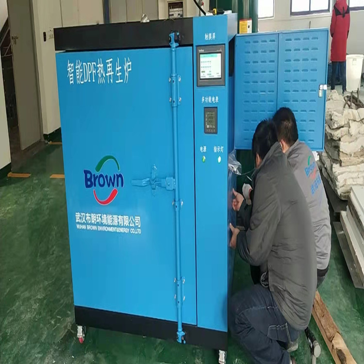 Production and sales intelligent temperature control detection station SCR cleaning and regeneration car repair plant DPF regeneration furnace furnace large