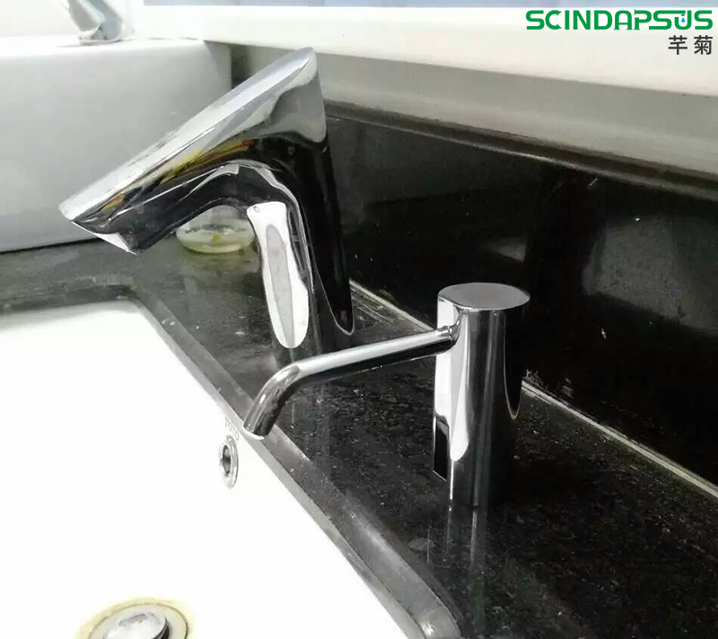 Faucet type all copper basin automatic soap dispenser infrared induction soap dispenser smart foam cleaner