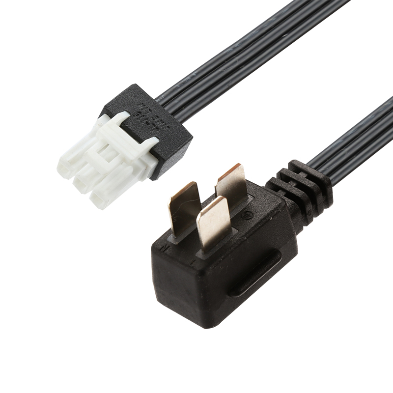 Electric fan power cord, household appliance three plug connection cable, computer host power cord plug