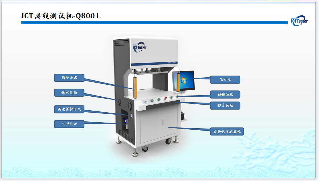 ICT testing machine static tester imported ICT equipment PCBA testing machine Qianbaishun