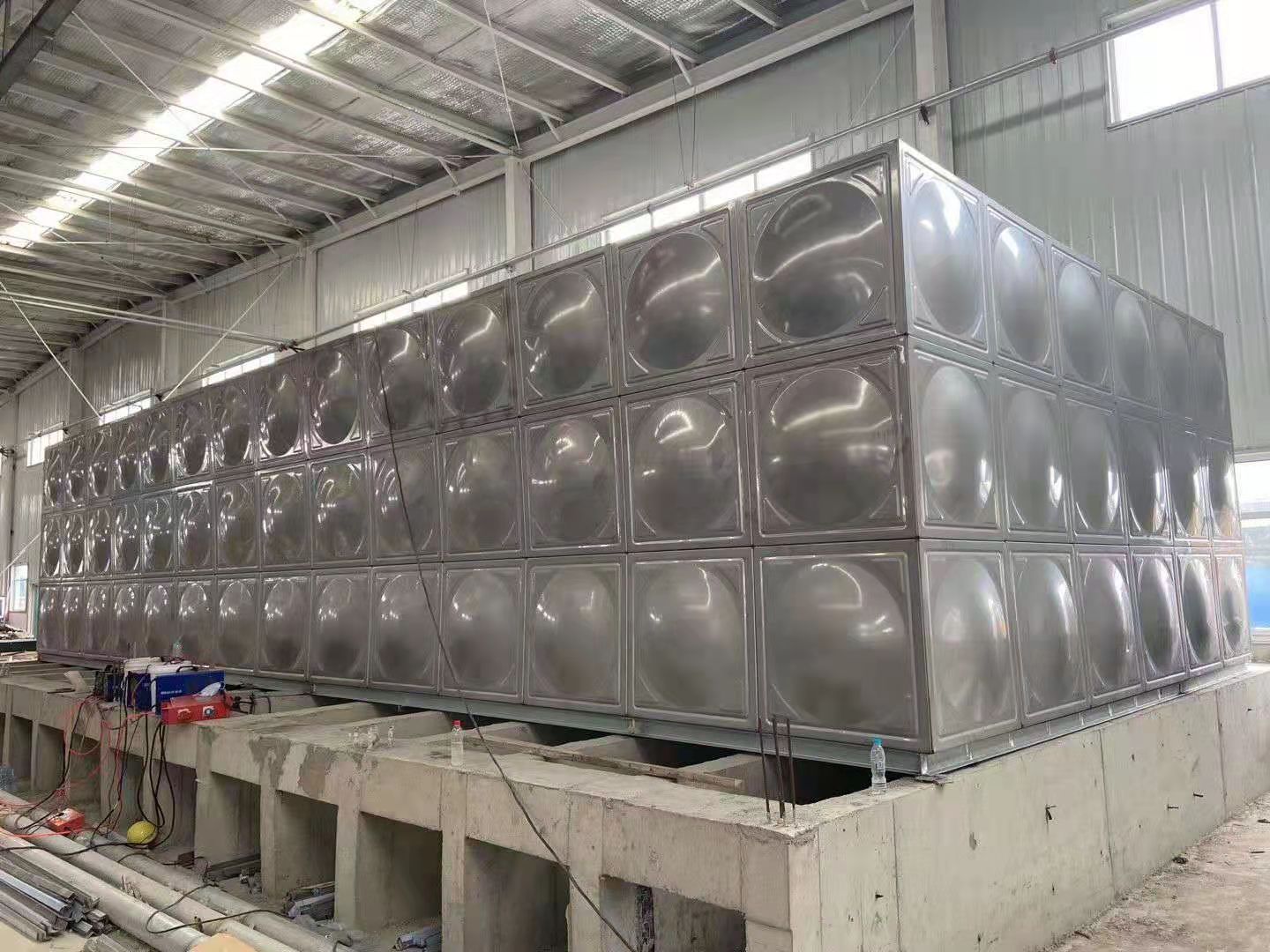 Chunyuan large stainless steel fire water tank, domestic water tower, customizable, manufacturer available for sale