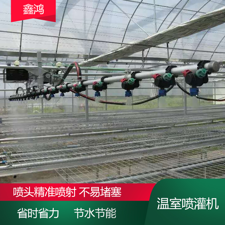 Remote control hanging seedling watering cart for agricultural greenhouse sprinkler irrigation system