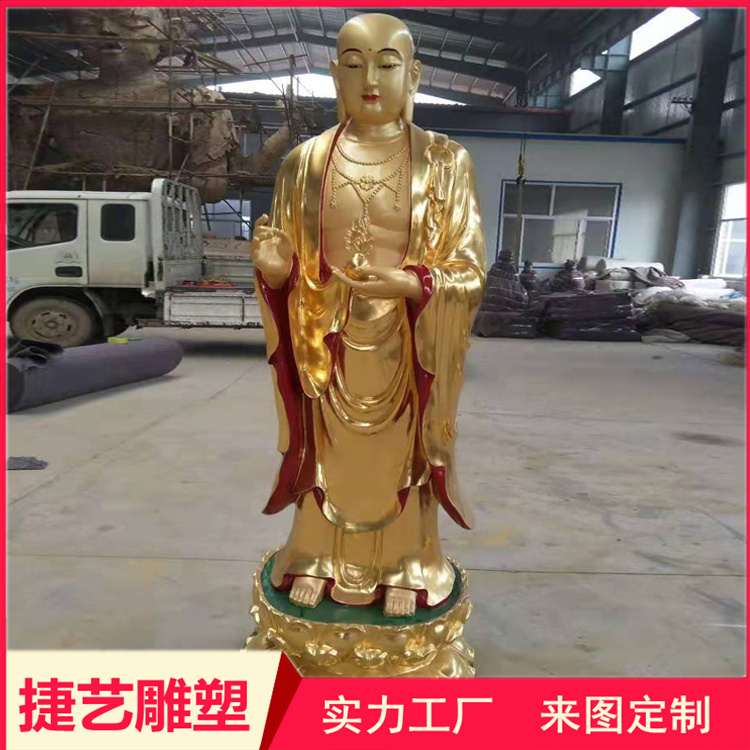 1 meter cast copper underground Buddha statue Jieyi Sculpture Station Statue Qianshou Guanyin Copper Carving Factory Large copper sculpture casting