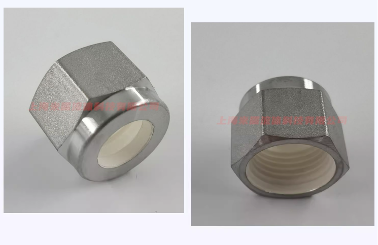 316L stainless steel ferrule joint silver plated nut internal thread nut American standard British system