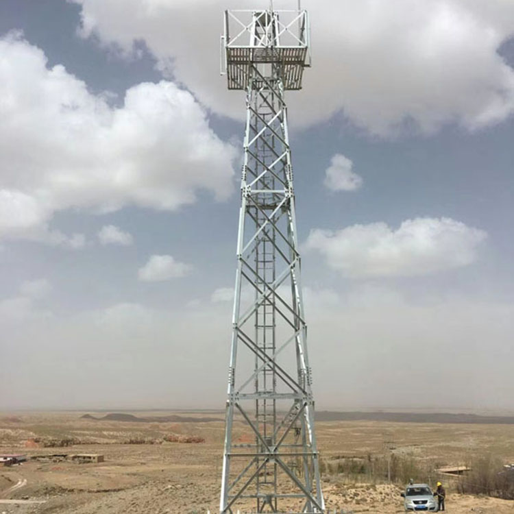 Kaifeng Forestry Fire Protection Monitoring Tower Galvanized Communication Tower Lightning Protection Monitoring Tower Landscape Four Column Angle Steel Structure