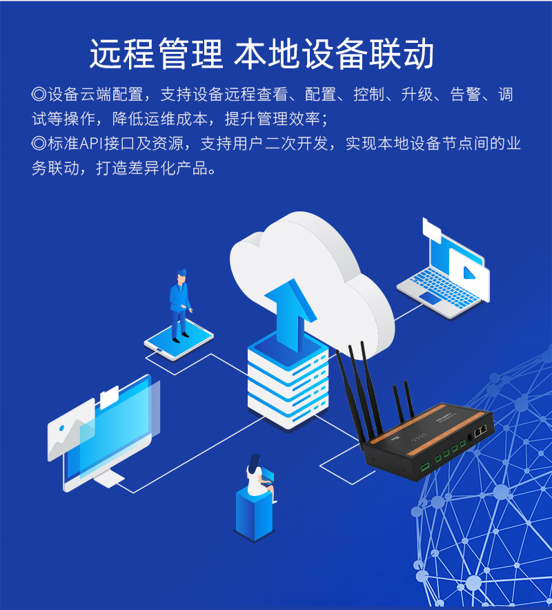 Embedded Industrial Gateway 4G Dual Port Multi Serial RS485 LoRa Wi Fi Data Acquisition Terminal