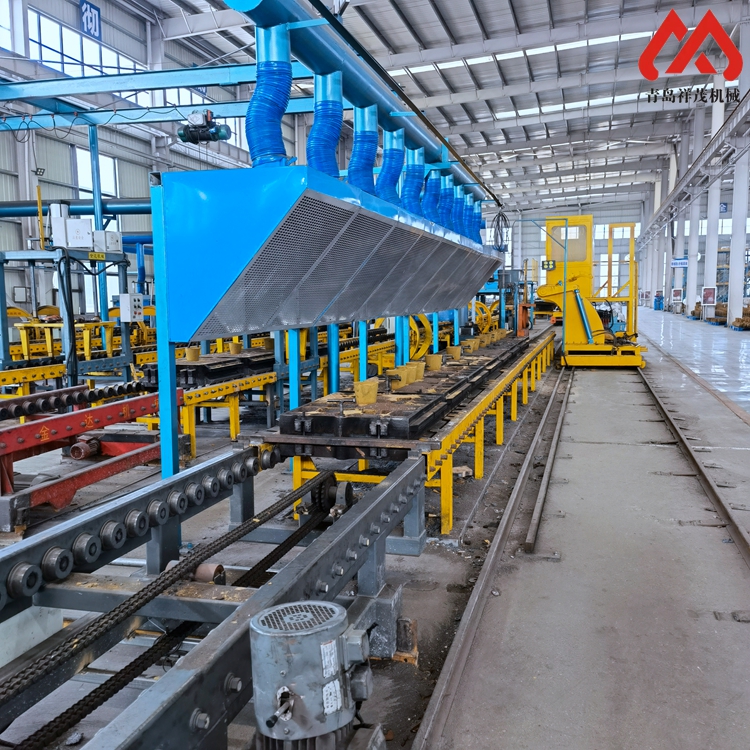 Iron mold sanding iron mold sanding line casting line molding line iron sanding machine