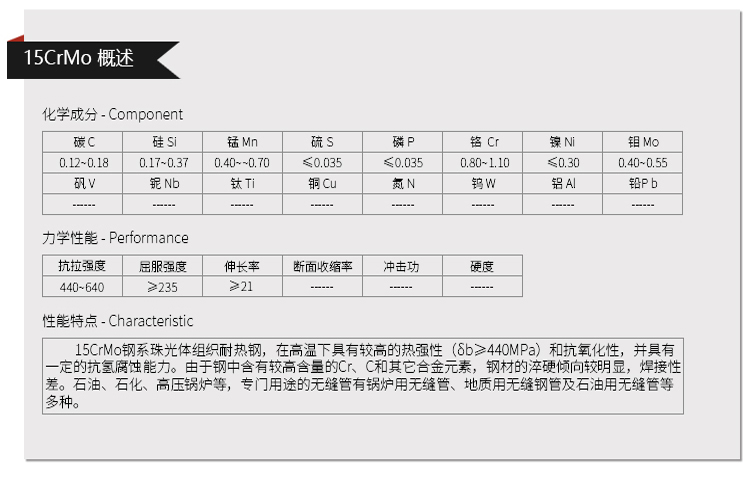 Baosteel 15crmo alloy steel 15CrMo material alloy pipe Hongjin European standard seamless pipe cutting to length