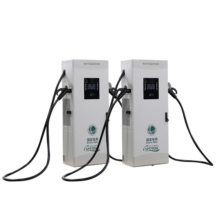 安科瑞 80KW直流双枪充电桩 停车场用充电站 交流充电器 充满自停
