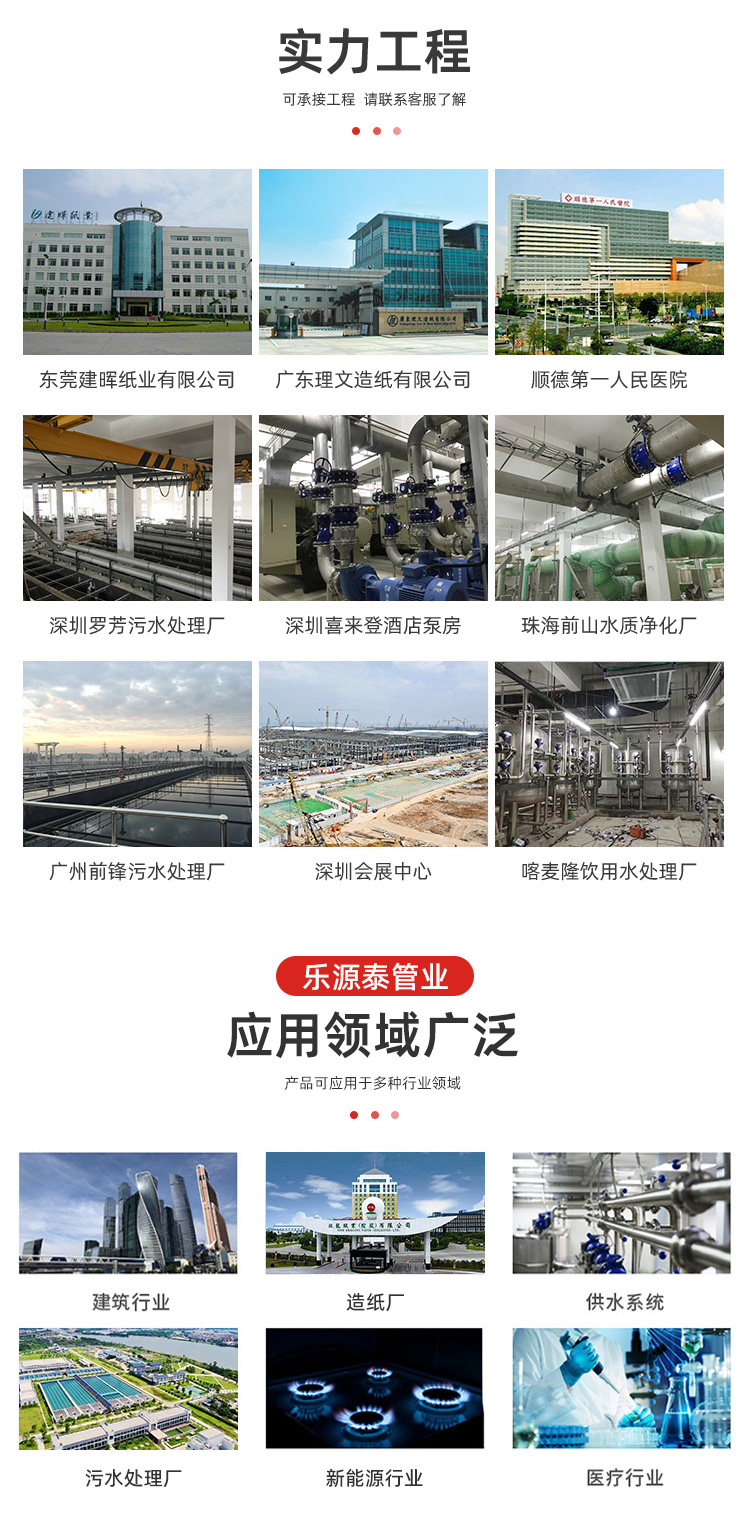 Leyuantai 254smo stainless steel welded pipe manufacturer Fengle Sewage Treatment Plant pipe supplier