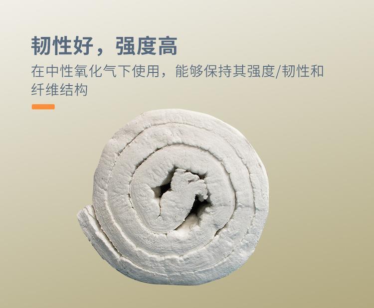 Aluminium silicate needled blanket Fire insulation fiber blanket White roll blanket Qiyu insulation