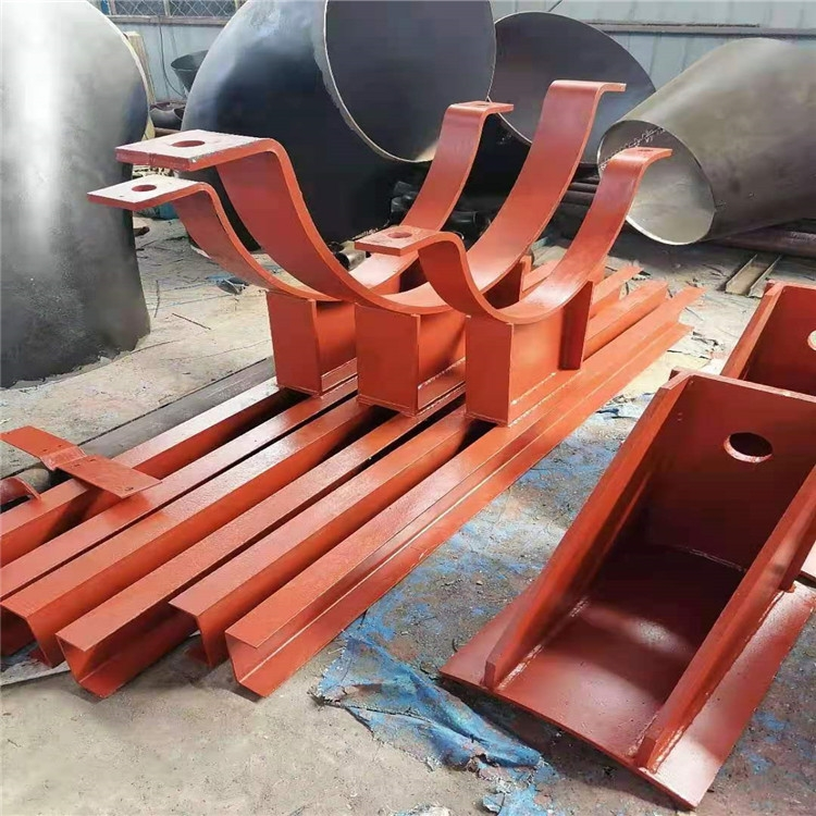 Supply pipeline supports, hangers, pipe supports, welded pipe supports, support strip customization