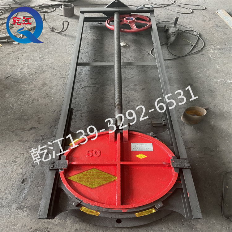 DN0.5 meter high-pressure cast iron gate hoist for sorting channels, paddy fields, and sailor's lifting gate valve threaded connection