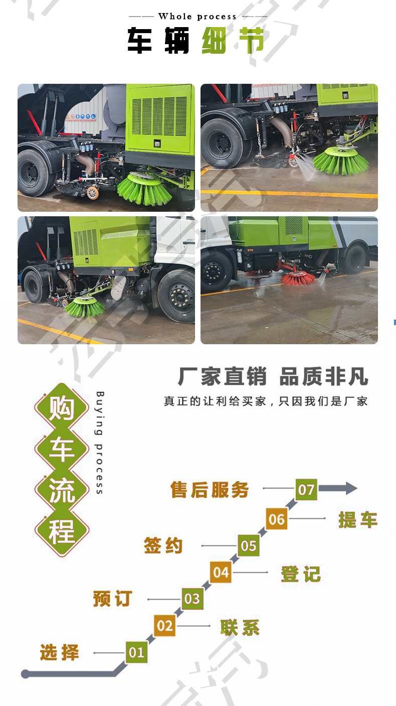 Mine slag cleaning and vacuum suction integrated multifunctional washing and sweeping vehicle with 9 cubic meters of water and 7 cubic meters of dust