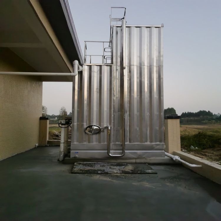 Integrated water purification equipment gravity siphon stainless steel mountain spring river rural drinking water plant