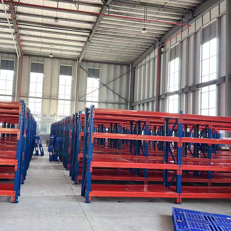 Customized steel detachable logistics industrial factory warehouse shelves, heavy-duty laminated shelves