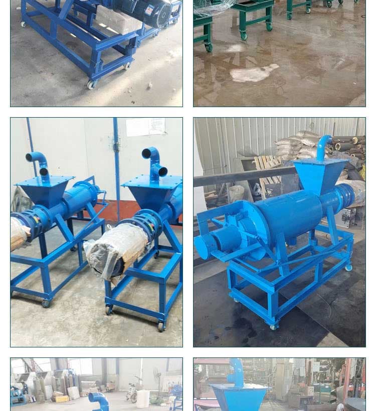 Drum type solid-liquid separator, microfiltration type pig manure dry and wet separation equipment, farm manure dewatering machine