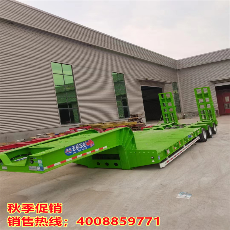 Sale of second-hand 13 meter 75 spring ladder excavator for transportation of semi trailer 11 meter 5 hydraulic hook plate