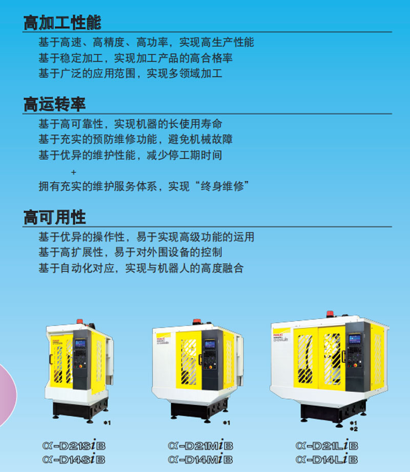 Japan FANUC Drilling and Tapping Machining Center Fanuc Frank Yellow Machine 14 knives 21 knives copper machine