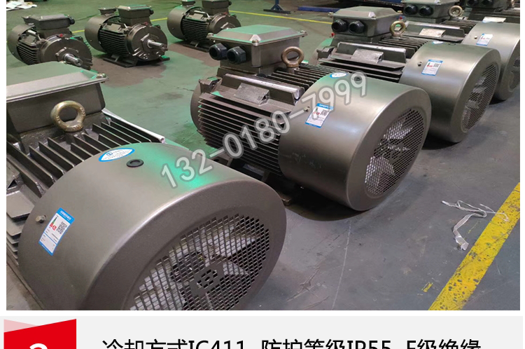 Sigma Flameproof Variable Frequency Speed Control Explosion proof Motor YBBP250M-2-55KW-B3-B5-380V/5-100HZ