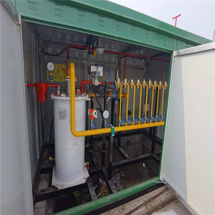 Supply 600 cubic meters of CNG pressure reducing metering skid, community pressure reducing station, CNG compressed natural gas pressure reducing skid, Kemley