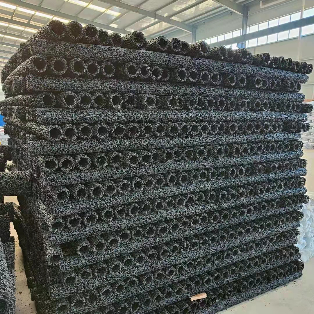 150mm lawn permeable rcp plastic blind pipe 100mm drainage cloth MY internal support reinforced blind ditch seepage pipe