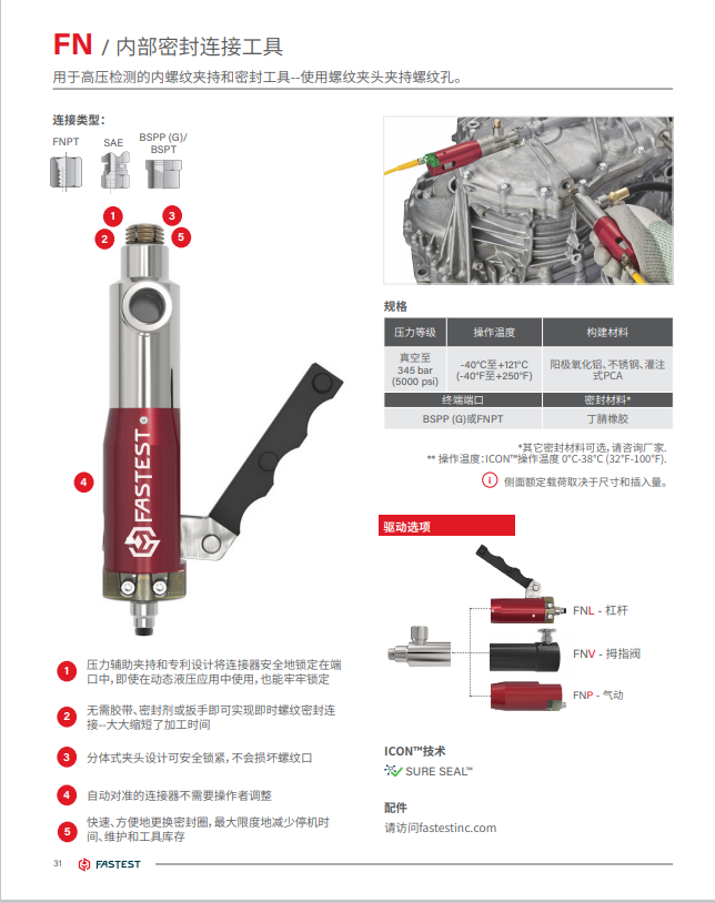 High Factor of safety of Hairuisi fast connector sealing detection equipment - air sealing detection equipment