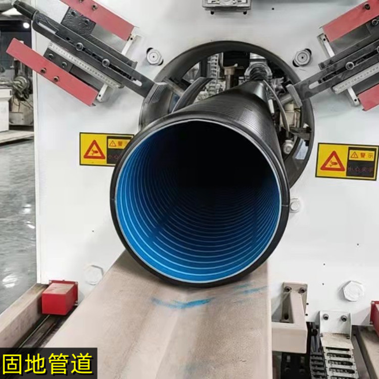 HDPE double wall corrugated pipe 800 large diameter polyethylene drainage and sewage pipe PE urban pipeline network