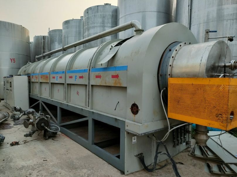 Used Rotary kiln electric heating dehydration furnace stainless steel slime drying equipment 1.4X14m