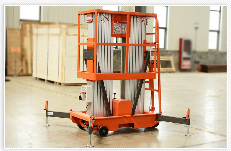 Longyu aluminum alloy elevator indoor maintenance and high-altitude operation maintenance vehicle