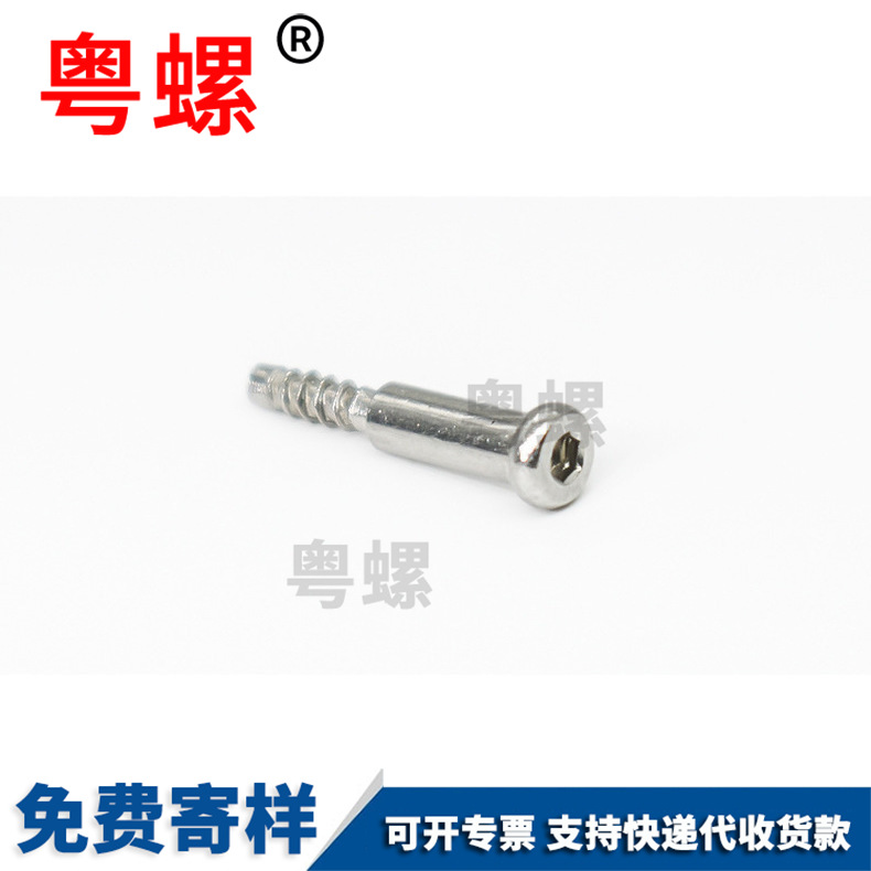 Round head screw, hexagonal small screw, non-standard multi tapping step screw, high-precision special screw