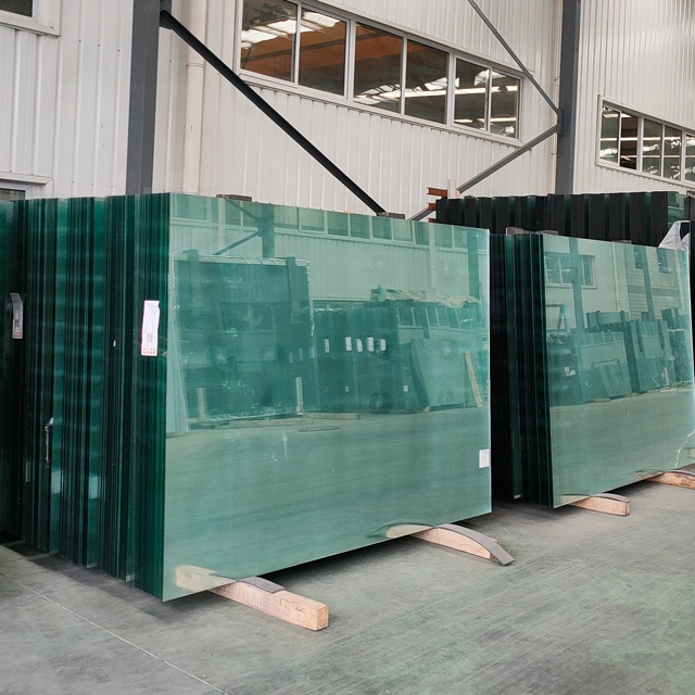 Clear float glass with 2-15mm thick transparent glass for export