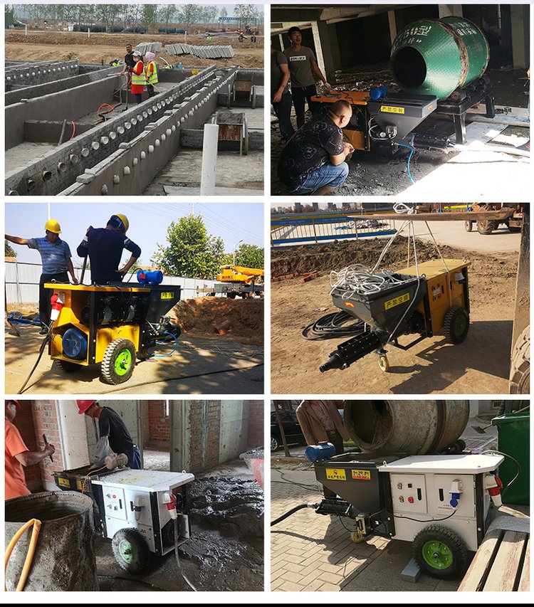 65 type mortar spraying machine for wall decoration, roughening and spraying machine, Moyang Machinery