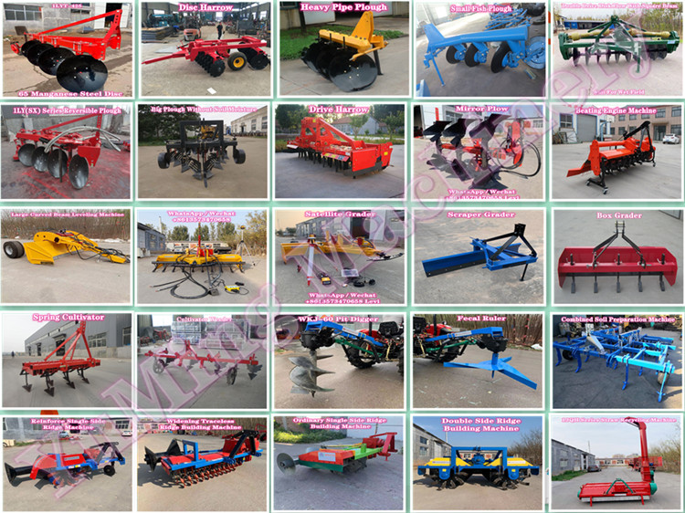 Scallion furrowing and ridging machine Strawberry and ginger rotary tillage, ridging and fertilization integrated machine size can be customized