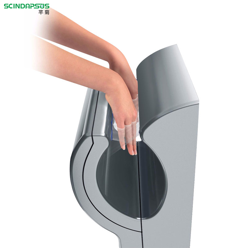 Carbon brush, brushless, U-slot, double-sided air jet hand dryer, high-speed drying, mobile phone, automatic sensing, bathroom hand drying equipment