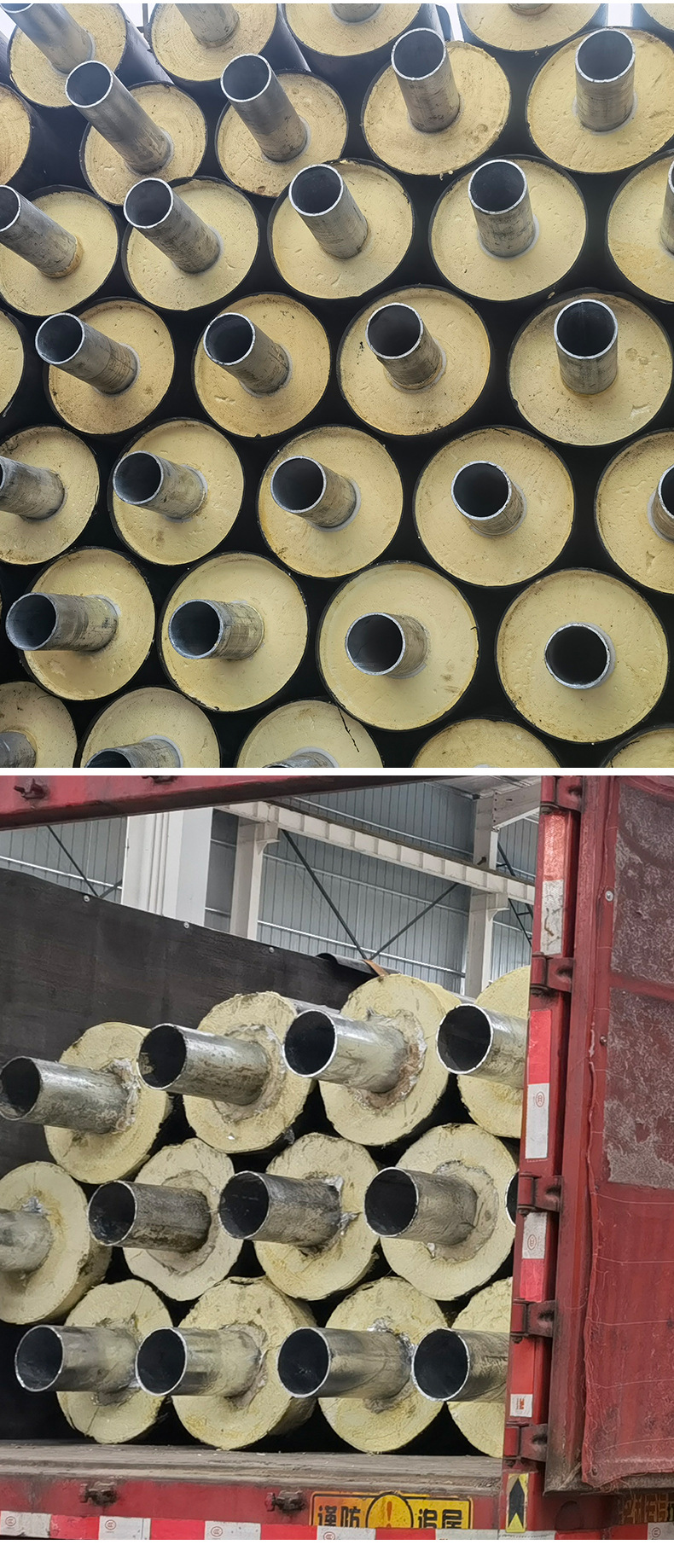 Polyurethane seamless insulation steel pipes for urban heating, directly buried cold and hot water pipelines, shipped nationwide from the United States