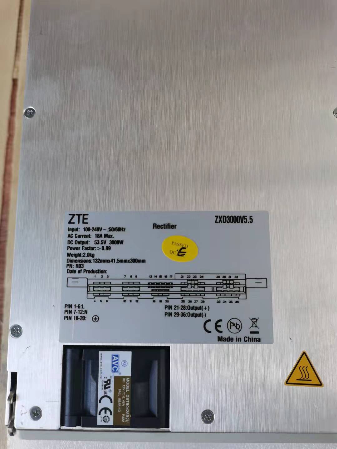 New ZTE ZXD3000 V5.5 communication rectifier module 48V50A rectifier 3000W high-efficiency power module