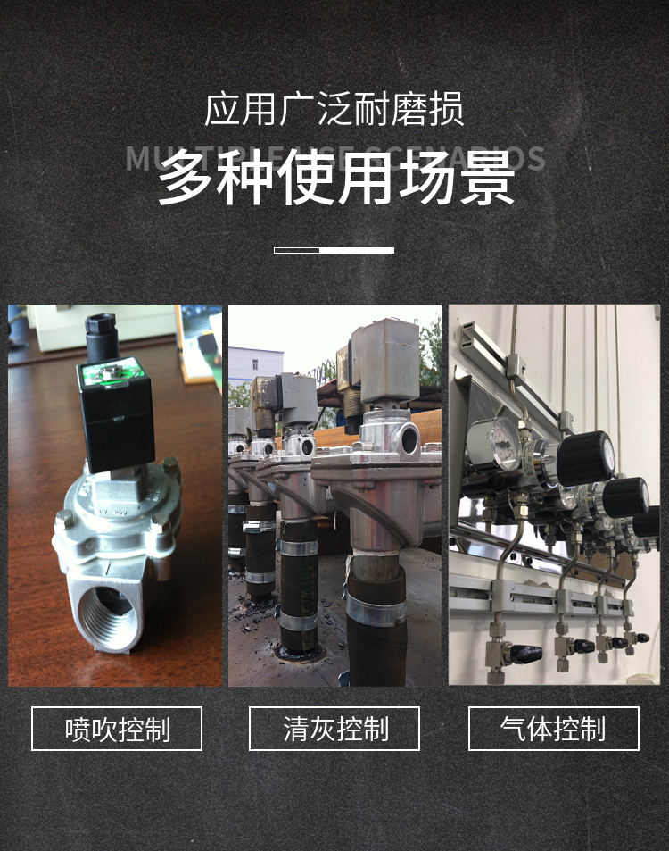 Supply 2-inch right angle Electromagnetic pulse valve economic submerged bag type dedusting solenoid valve