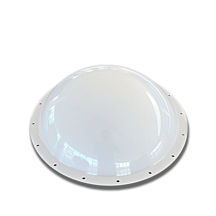 Acrylic lampshade thick sheet forming PC frosted lamp shell blistering processing White circular lampshade shell thick plate blistering