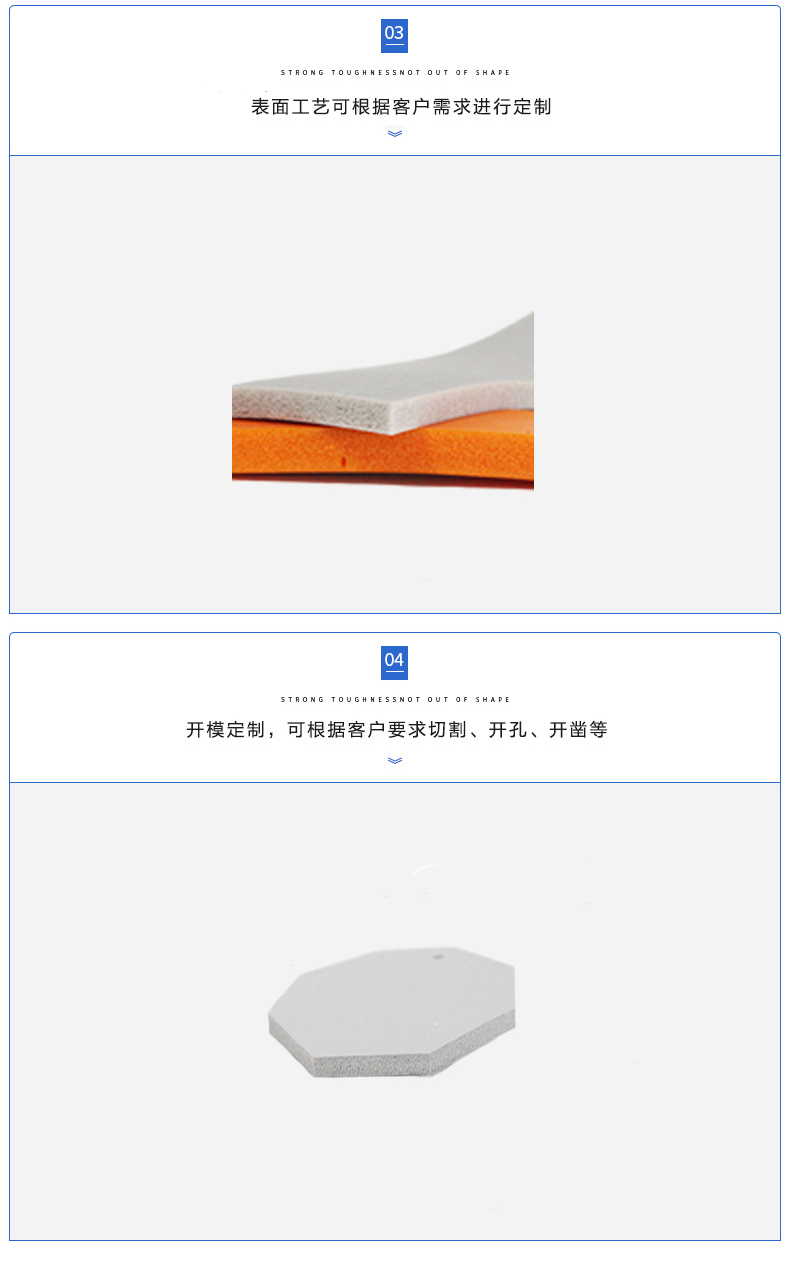 Simida silicone foam processing, flame retardant, temperature resistant, waterproof, sealed, and foam silicone gasket die cutting support customization