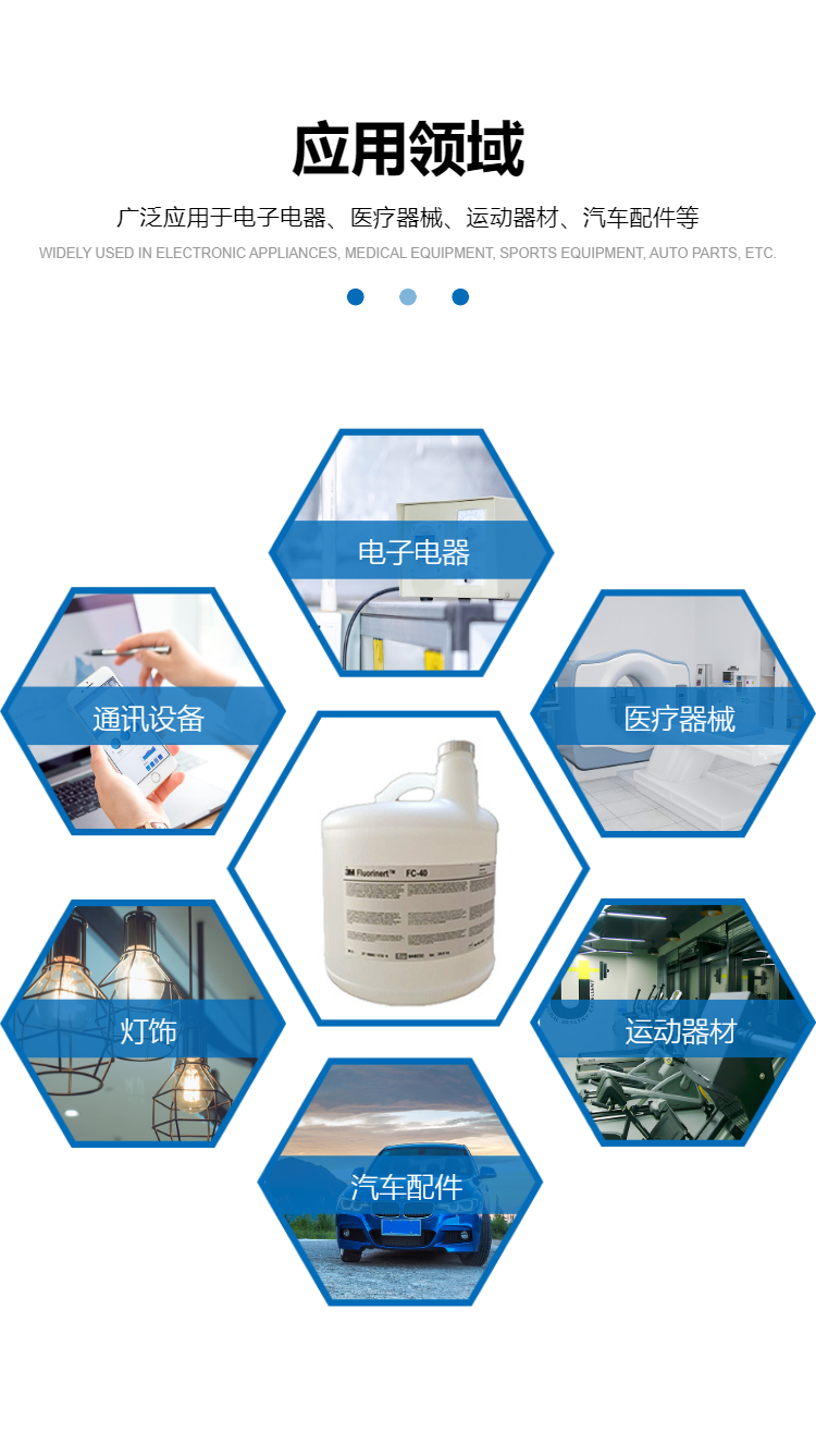 FC-40 Hydrofluoric Ether Solvent Heat Conduction Solvent Heat Conduction for High Temperature Heat Dissipation