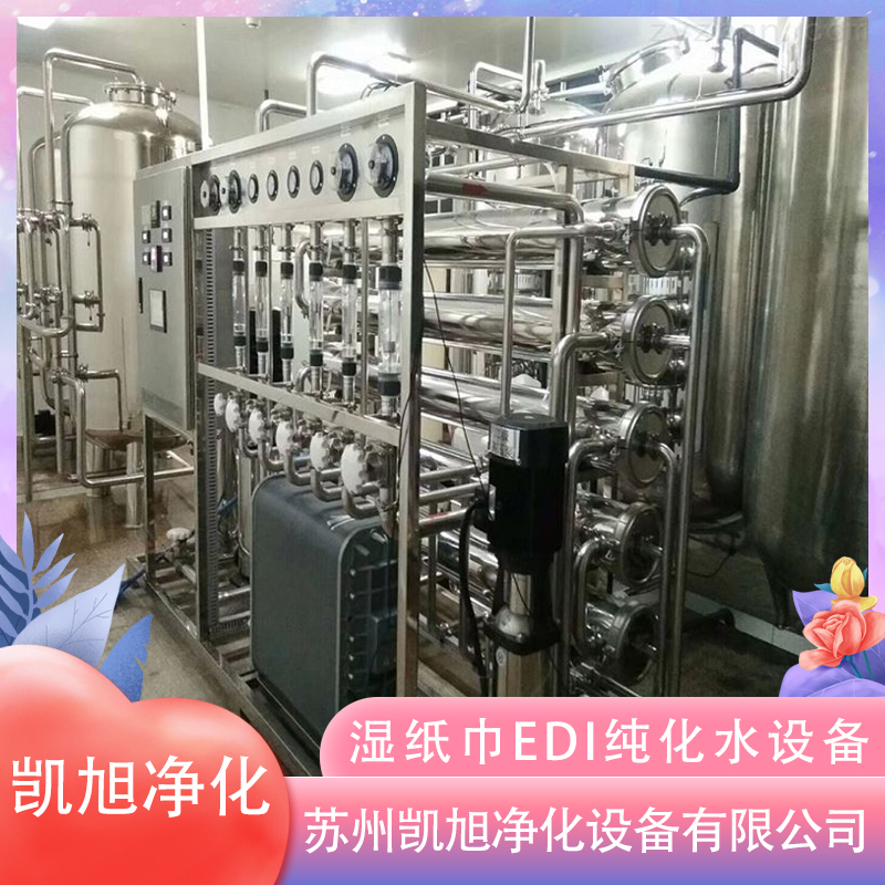 Wet tissue EDI purified water equipment KX2 medium semi automated level 304 sanitary level voltage 220V/380V