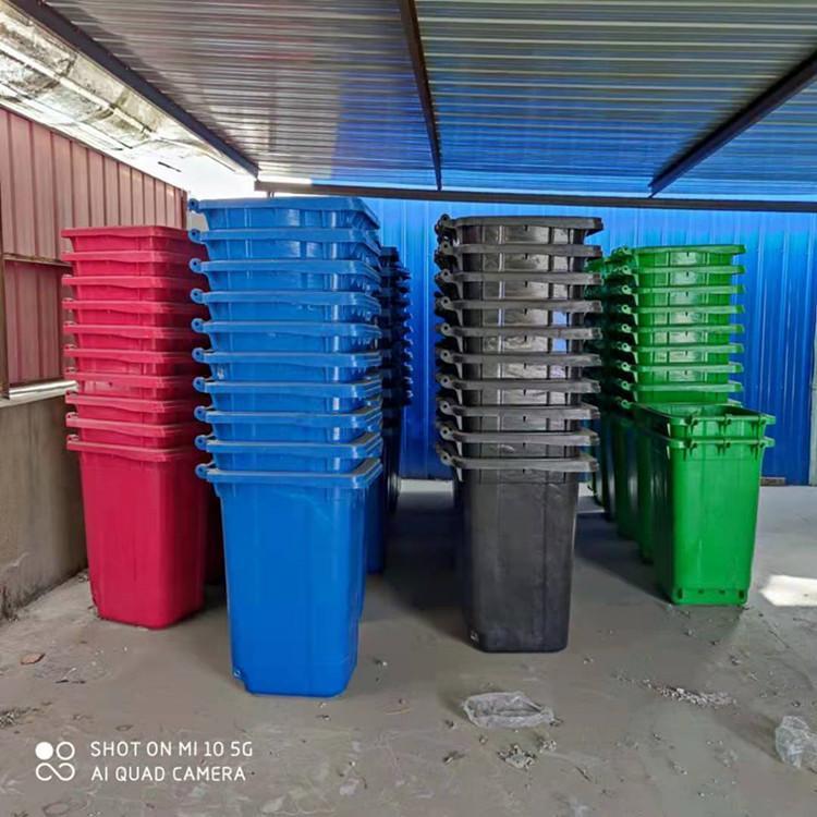 Liwei 240-liter outdoor fiberglass trash can with various models of sanitation trash cans