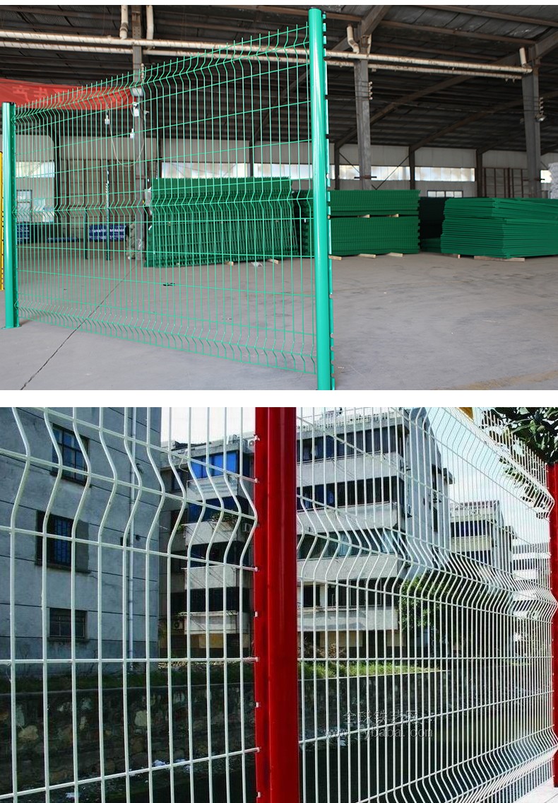 Guardrail net, peach shaped column, wire mesh fence, outdoor thick steel wire protection fence, fence isolation fence, courtyard