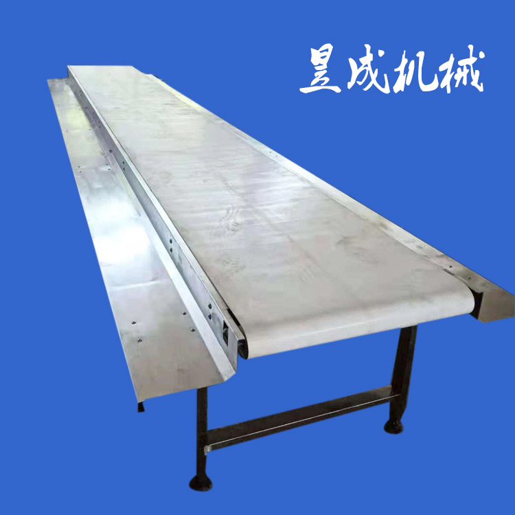 Yucheng customized large material box belt conveyor with high load-bearing capacity, transparent observation port, heavy-duty belt conveyor