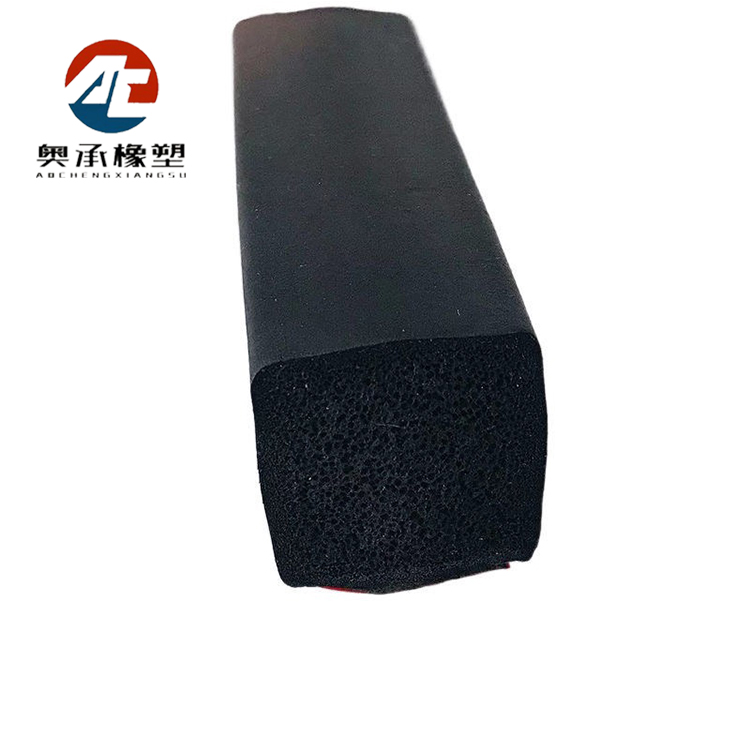 Wear resistant sealing strip, flat waterproof sealing strip, rectangular dense strip, rubber EPDM square flat strip