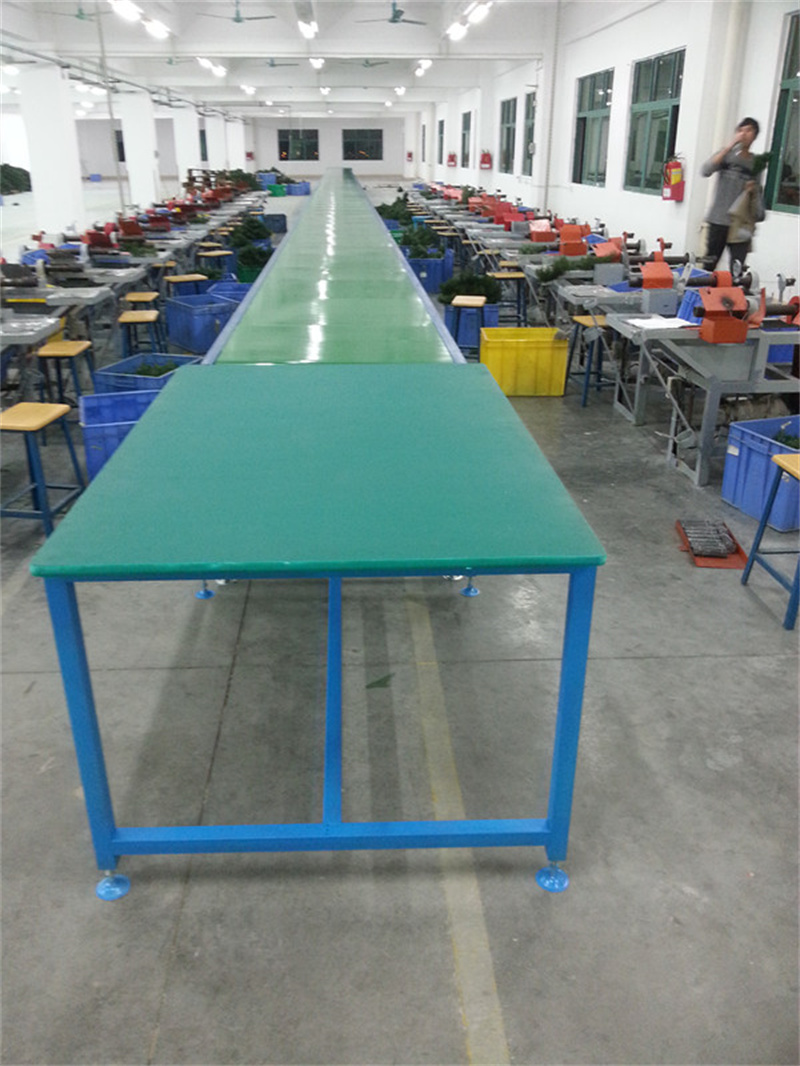 Xingchuang workshop automation conveyor belt equipment workshop assembly production green PVC belt assembly line